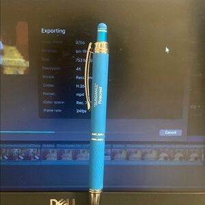 Sundance Azure Blue Pen with Stylus